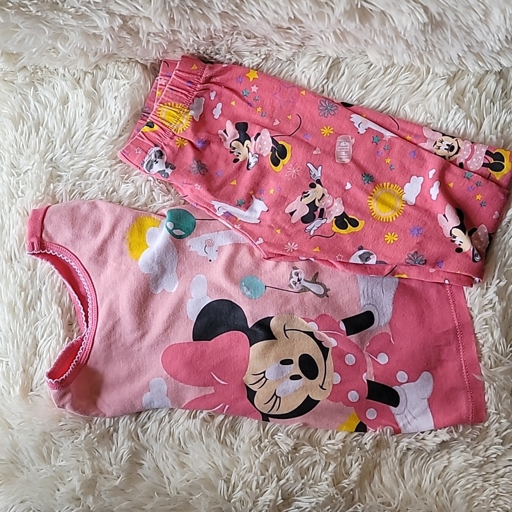 Disney, Girls size 5 Pajamas,  PJ'S , Minnie Mouse